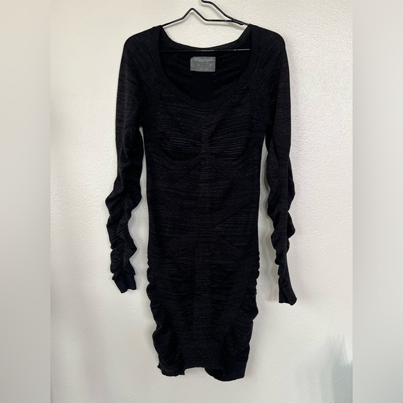 ALL SAINTS Vikrama metallic bandage dress - Picture 6 of 10